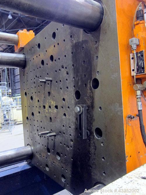 Used Krauss Maffei Horizontal Injection Molder, 500 Tons, Model 500-3000 B2