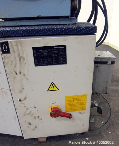Used Krauss Maffei Horizontal Injection Molder, 500 Tons, Model 500-3000 B2