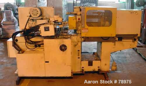 USED: Mitsubishi injection molding machine, model 70/30MSS. 30 ton clamping pressure, 20:1 L/D, platen size 15" (380mm) wide x 15" (380mm) high, distance between 1-3/4" tie bars 10-1/2" left to right...