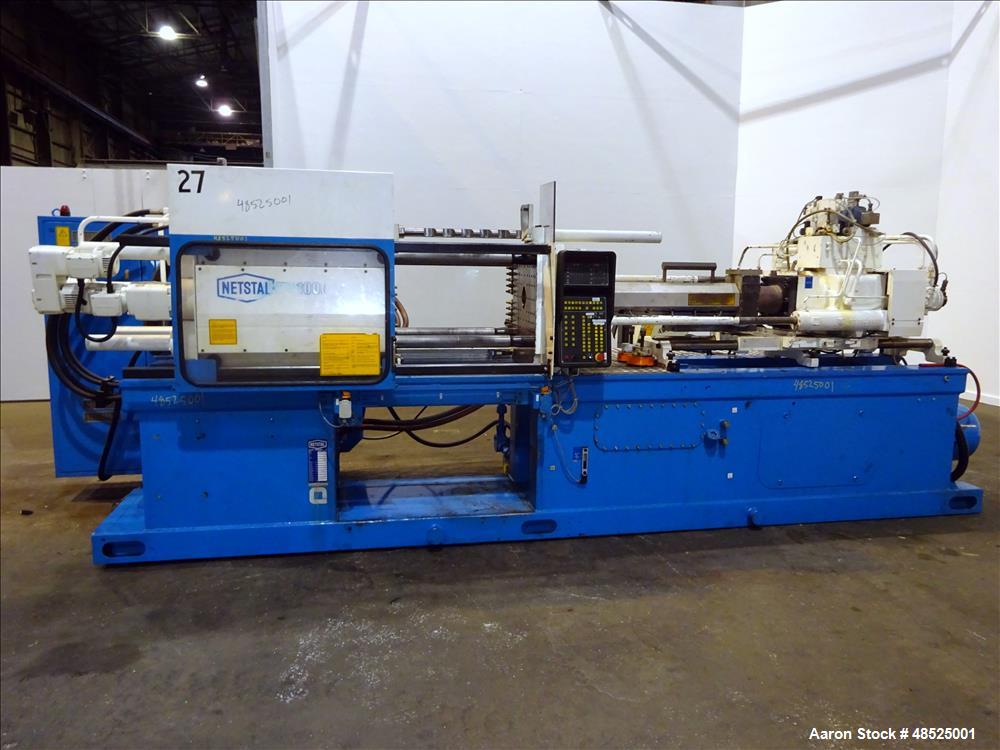 Used Nestal Horizontal Injection Mold Machine, Model HP1000/445