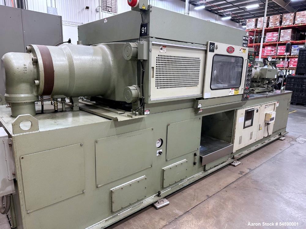 Used 1996 Nissei DC200-25ASE 220-Ton Two-Shot Injection Molding Machine with Yushin Servo Robot