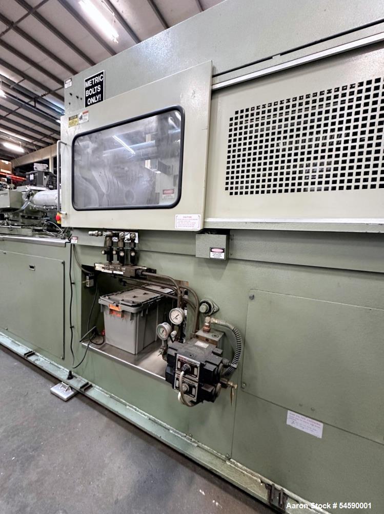 Used 1996 Nissei DC200-25ASE 220-Ton Two-Shot Injection Molding Machine with Yushin Servo Robot