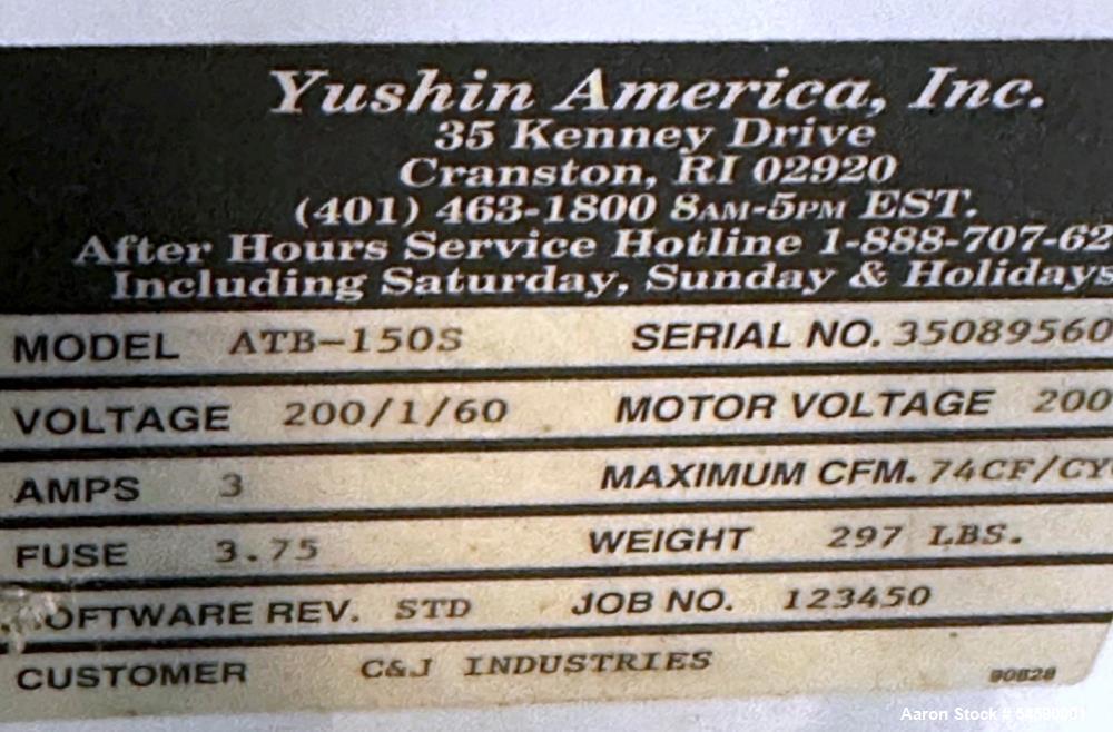 Used 1996 Nissei DC200-25ASE 220-Ton Two-Shot Injection Molding Machine with Yushin Servo Robot