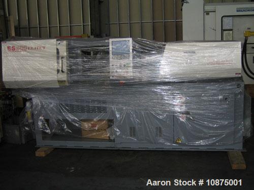 Used Nissei 44 ton 1.6 oz, model ES400. Type: electric. New: 2000. Platen size 17.90" x 17.90". Distance between tie bars 12.20" x 12.20". Clamp stroke 6.70" - 11.80". Maximum daylight 21.26". Minimu...