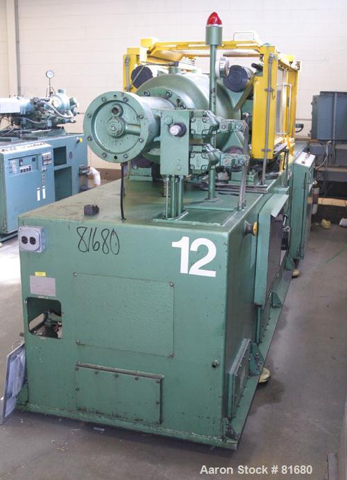 USED: Nissei horizontal injection molding machine, model FS-150/355. 150 ton clamping force. Platens 26-3/4" wide x 23-1/2" tall. 3" diameter tie bars, distance between 14-1/2" wide x 18" tall. Max d...