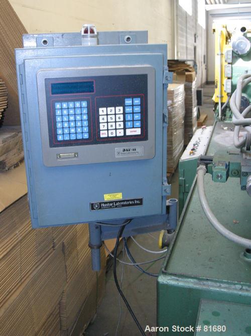 USED: Nissei horizontal injection molding machine, model FS-150/355. 150 ton clamping force. Platens 26-3/4" wide x 23-1/2" tall. 3" diameter tie bars, distance between 14-1/2" wide x 18" tall. Max d...
