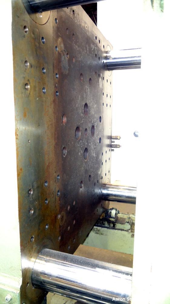 Used Nissei Hydraulic Injection Mold Machine, Approximate 286 Ton, Model FS260S71ASE. Hydraulic Clamp, Shot Size 29.8 Oz., Screw Size 71mm ("C"), Tie Bar Spacing 24" x 24", Platen Size 35-1/2" x 35-1...