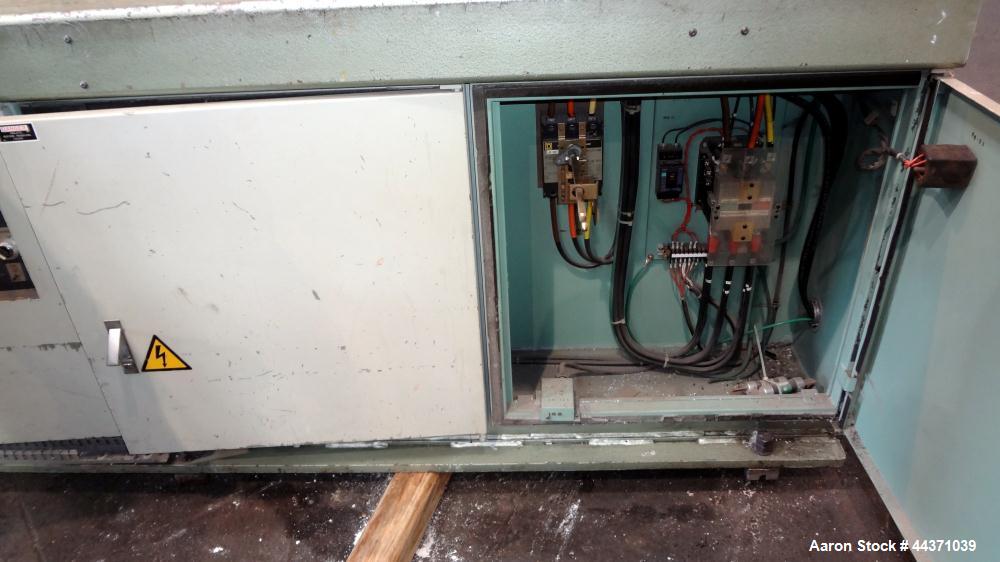 Used Nissei Hydraulic Injection Mold Machine, Approximate 286 Ton, Model FS260S71ASE. Hydraulic Clamp, Shot Size 29.8 Oz., Screw Size 71mm ("C"), Tie Bar Spacing 24" x 24", Platen Size 35-1/2" x 35-1...