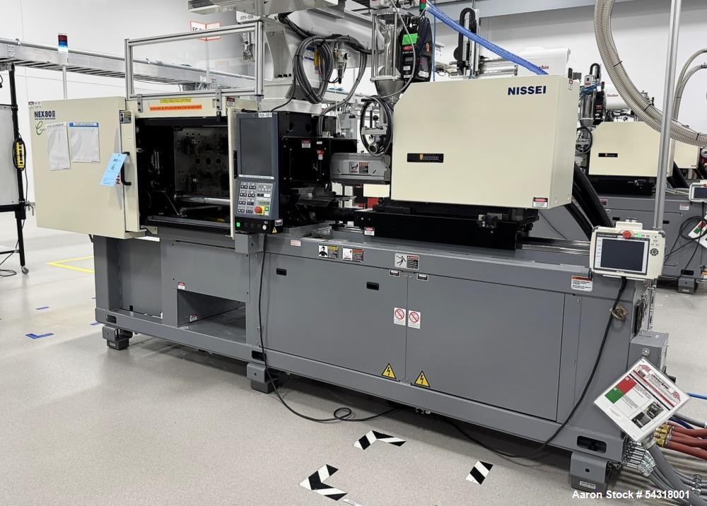 Used Nissei 80 Ton Injection Molding Machine – Model NEX80III-5EG (2018)
