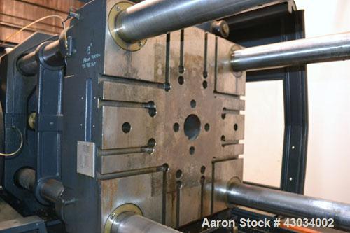 Used Sandretto Series Otto Advantage 175 Ton Toggle Horizontal Injection Mold Machine, Model 430/175. Approximate 3-3/4" diameter tie bars, 20-1/4" x 20-1/4" distance between bars, 30" x 30" platen s...