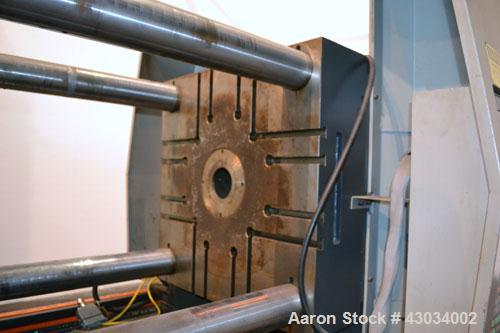 Used Sandretto Series Otto Advantage 175 Ton Toggle Horizontal Injection Mold Machine, Model 430/175. Approximate 3-3/4" diameter tie bars, 20-1/4" x 20-1/4" distance between bars, 30" x 30" platen s...