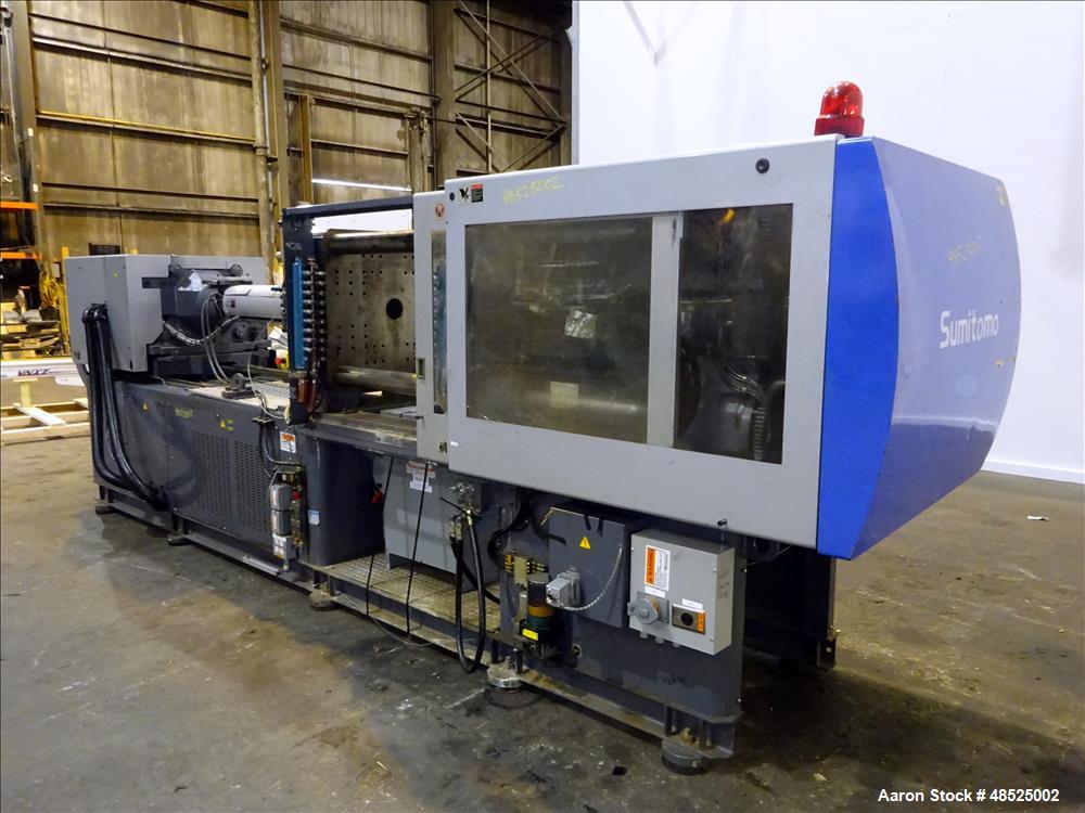 Used Sumitomo Horizontal Injection Mold Machine, Model SE180D.