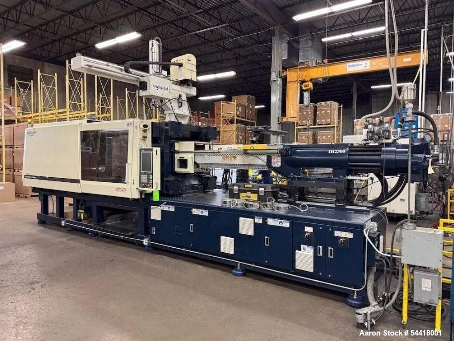 Used 496 Ton Woojin TH500S Injection Molding Machine with Keba Controls & Core Pull – High-Performance Production System