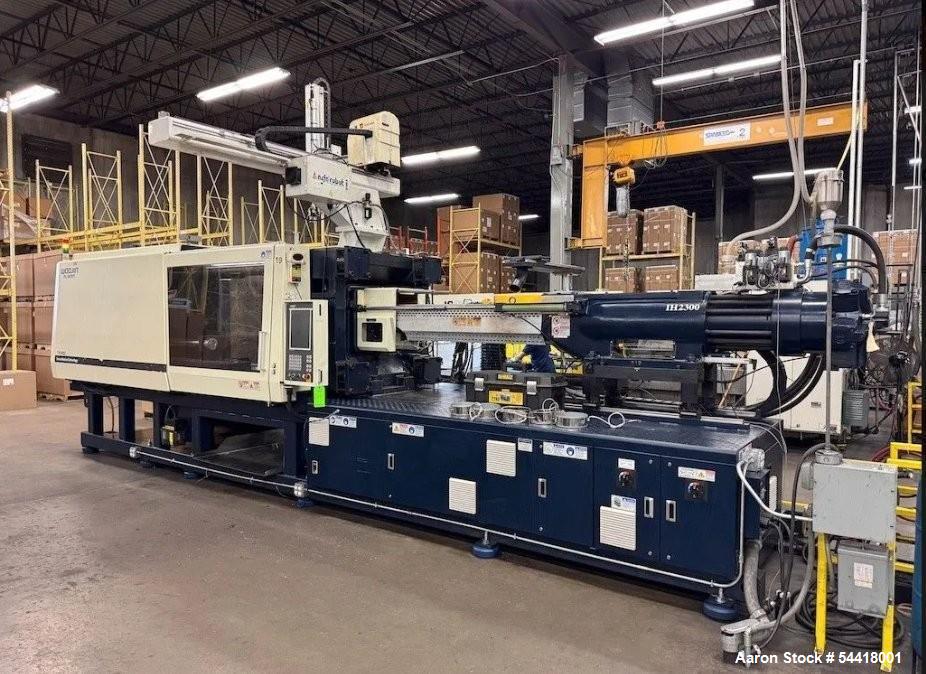 Used 496 Ton Woojin TH500S Injection Molding Machine with Keba Controls & Core Pull – High-Performance Production System