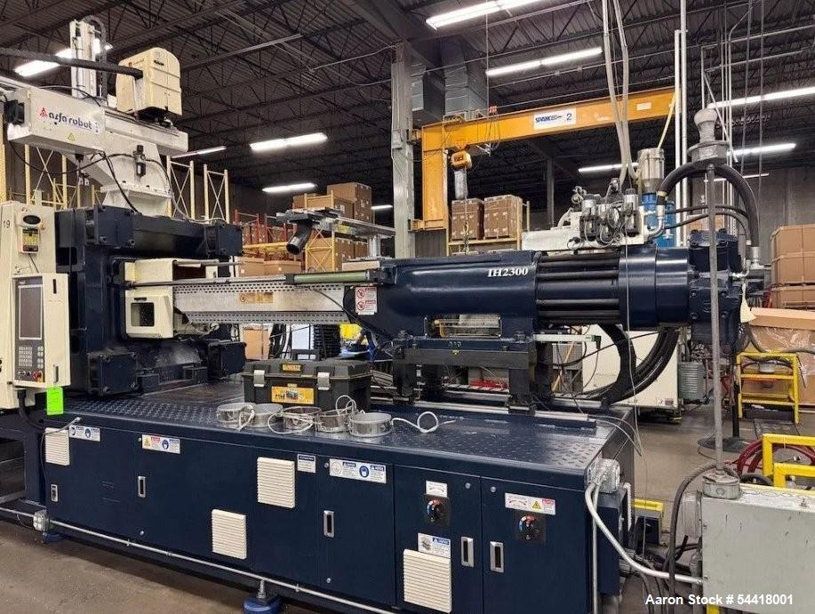 Used 496 Ton Woojin TH500S Injection Molding Machine with Keba Controls & Core Pull – High-Performance Production System