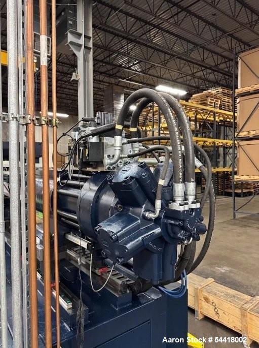 Used Woojin TH500S 496 Ton Injection Molding Machine (2017) with Keba Controls & Core Pull for Heavy-Duty Production