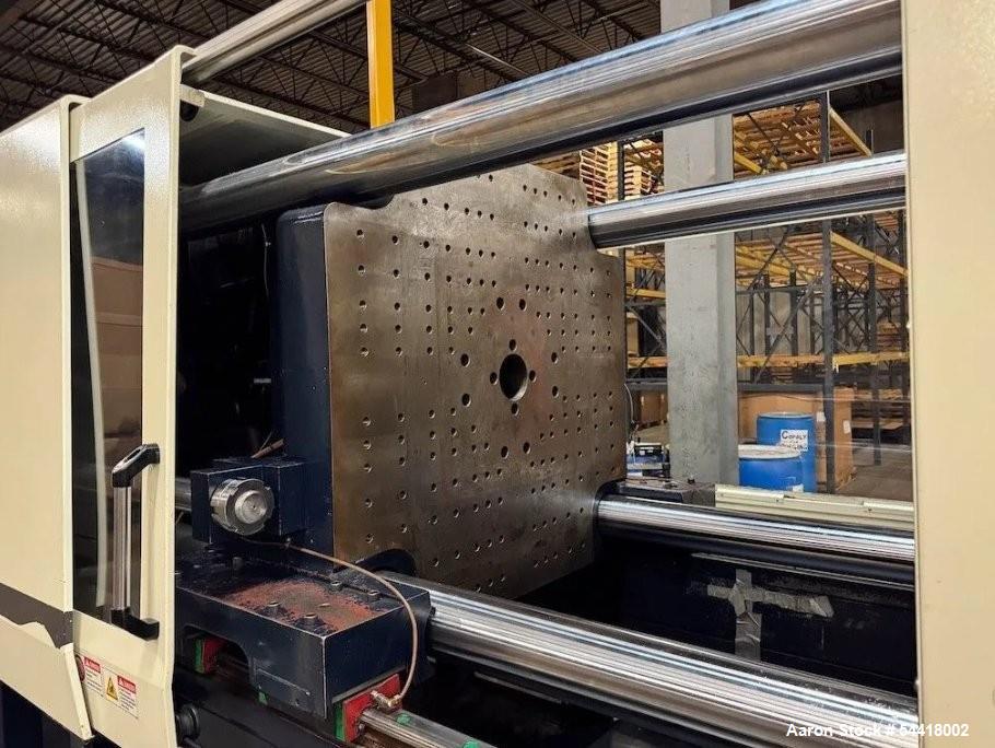 Used Woojin TH500S 496 Ton Injection Molding Machine (2017) with Keba Controls & Core Pull for Heavy-Duty Production
