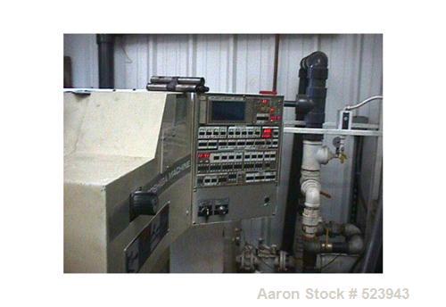 USED: Toshiba 60 ton, model ISF-60-P 1.5 B, injection molding machine, 3 oz. Manufactured 1996. Distance between tie bars 12.2" x 12.2". Platen 18.9" x 18.9". Clamp stroke 14.5". Daylight max/min 20....