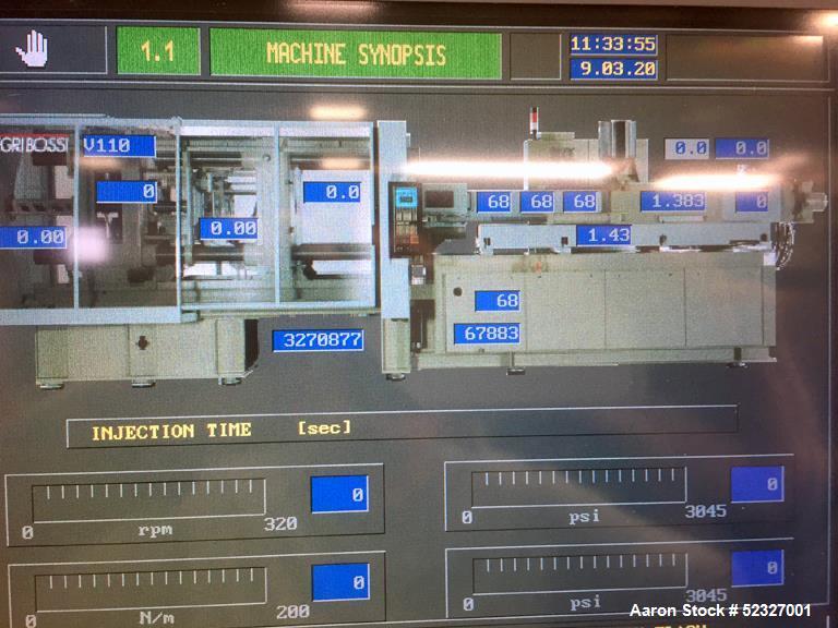 Used Negri-Bossi 120 Ton Injection Molding Machine