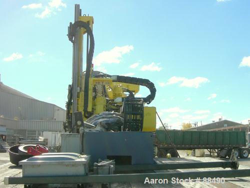 USED: Van Dorn 1000 ton hydraulic injection molding machine, model 1000H-RS-165FXLP. Platen size approximately 65" x 65". Distance between 8" diameter tie bars approximately 52" left to right x 44" t...