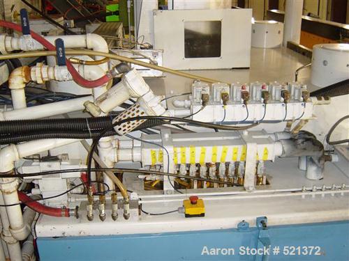 USED: Van Dorn injection molding machine, model 1650-260. 1650 ton,260 oz shot capacity. Unit platen size is 65" x 65". Pathfinder 5000controls. Options include core pull, moving platen supports, inc...
