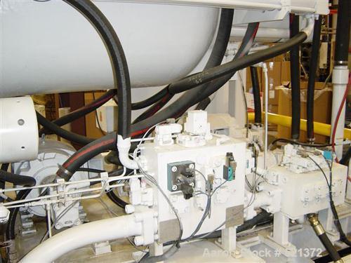 USED: Van Dorn injection molding machine, model 1650-260. 1650 ton,260 oz shot capacity. Unit platen size is 65" x 65". Pathfinder 5000controls. Options include core pull, moving platen supports, inc...
