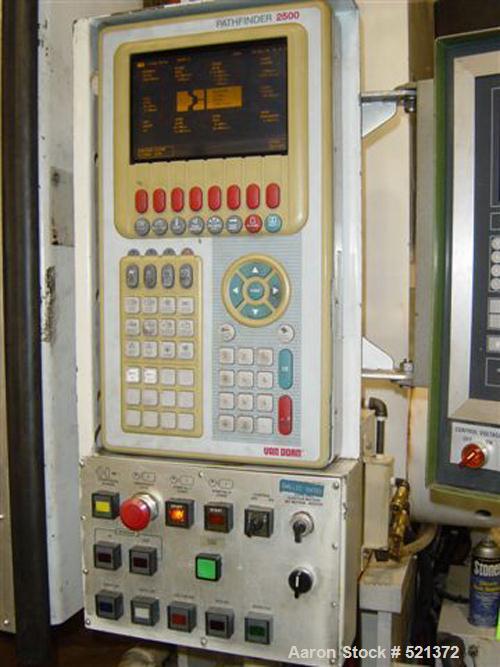 USED: Van Dorn injection molding machine, model 1650-260. 1650 ton,260 oz shot capacity. Unit platen size is 65" x 65". Pathfinder 5000controls. Options include core pull, moving platen supports, inc...