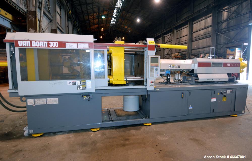 Used Van Dorn HT Toggle Clamp Horizontal Injection Mold Machine, 300 Ton, Model