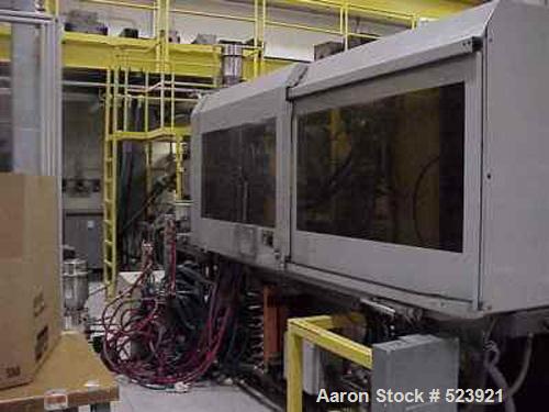 USED: 300 ton, 30 oz, Van Dorn injection molding machine, model 300RS30F-HT. Year 1995. Platen size 39" x 36.50". Distance between tie bars 24" x 24". Tie rod diameter 4.25". Open daylight 46". Min m...