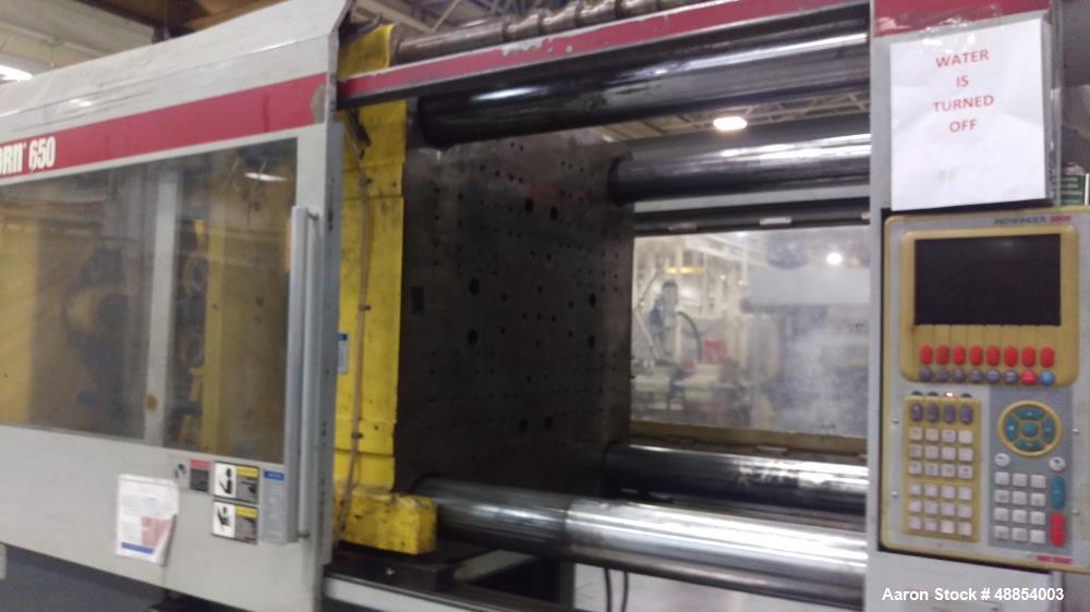 Used- 650 Ton Van Dorn Injection Mold Machine