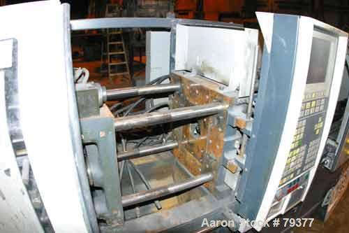 USED: Van Dorn injection molding machine, model ERGOrech Compact.35 ton clamping pressure, platen size 16-1/2" wide x 16-1/2" high.Distance between 1-3/4" tie bars 11" left to right, 11" top to botto...