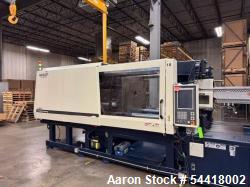 Used Woojin TH500S 496 Ton Injection Molding Machine (2017) with Keba Controls & Core Pull for Heavy-Duty Production