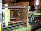 USED: Arburg Allrounder injection mold machine, model 320-210-750,  83 ton clamping pressure. Platen size 19.3