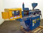 Used Boy Machines 22 S Dipronic Horizontal Injection Molder, 22 Tons, Model 220-52. Approximate 1.12 oz. shot size. Maximum platen daylight 15.75