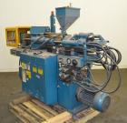Used Boy Machines 22 S Dipronic Horizontal Injection Molder, 22 Tons, Model 220-52. Approximate 1.12 oz. shot size. Maximum platen daylight 15.75