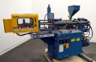 Used Boy Machines 22 S Dipronic Horizontal Injection Molder, 22 Tons, Model 220-52. Approximate 1.12 oz. shot size. Maximum platen daylight 15.75