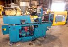 Used Boy Machines 50M Horizontal Injection Molder, 50 Tons, Model 50M. Maximum injection volume 29 oz., maximum opening stoke 13.7”, plate distance 0.8” to 23.6”, clear width between 2.16” diameter t...