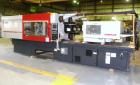 Used Milacron Powerline Multi-Component Two Platen Injection Molder, 330 Ton, Model NT330-8-7.6. Clamp force 330 ton, clamp stroke 600mm, maximum daylight 1525mm. Mold height maximum 670mm to 925mm, ...