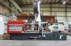 Used Milacron Powerline Multi-Component Two Platen Injection Molder, 330 Ton, Model NT330-8-7.6. Clamp force 330 ton, clamp stroke 600mm, maximum daylight 1525mm. Mold height maximum 670mm to 925mm, ...