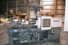 Used Cincinnati Milacron Vista V Series Toggle Injection Mold Machine, 55 Ton, Model VST-55-4.447. Clamp force 55 ton, clamp stroke 11.02