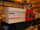 Used Cincinnati 220 ton, 8 oz Powerline, model NT220. Type: electric. New 2005. *Brand new 13 oz screw and barrel in a box!* Platen size 32.80