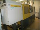 Used Fanuc Roboshot 100 Ton Injection Molding Machine, type Alpha-100C with 28 mm screw. Includes transformer for 380V input power, core pull control, (2) Regloplas mold heaters, 32 mm screw and ther...