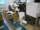 Used Fanuc Roboshot 100 Ton Injection Molding Machine, type Alpha-100C with 28 mm screw. Includes transformer for 380V input power, core pull control, (2) Regloplas mold heaters, 32 mm screw and ther...