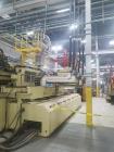Used Husky Injection Molding Machine, Model Mdl#: QD2350 MMC RS235/235, MFG 2003. 2500 ton capacity, 1613 oz shot capacity. 120.00