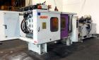 Used Husky Horizontal Injection Mold Machine, 300 Tons, Model SX300 RS60/50. Platen Size: 40.79
