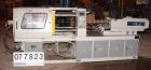 USED:Itairy Machinery toggle injection molding machine, modelUM-120 I III. 120 ton clamping pressure. Platen size approx 23-1/2