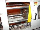 USED:Itairy Machinery toggle injection molding machine, modelUM-120 I III. 120 ton clamping pressure. Platen size approx 23-1/2