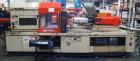 Used JSW Horizontal Injection Molding Machine, Model J150SS-II. SVO injection head, double toggle mold clamping unit, 150 ton clamping force. 850 mm daylight, 400 mm platen stroke. 220-450 mm mold th...