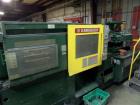 Used Kawaguchi model KS-120B injection moulding machine, 13.54 shot vol, 120 ton capacity, 1.65 dia, 20.200 psi, 3/60/575 volts. s/n BF-2X0964