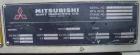 USED: Mitsubishi injection molding machine, model 70/30MSS. 30 ton clamping pressure, 20:1 L/D, platen size 15